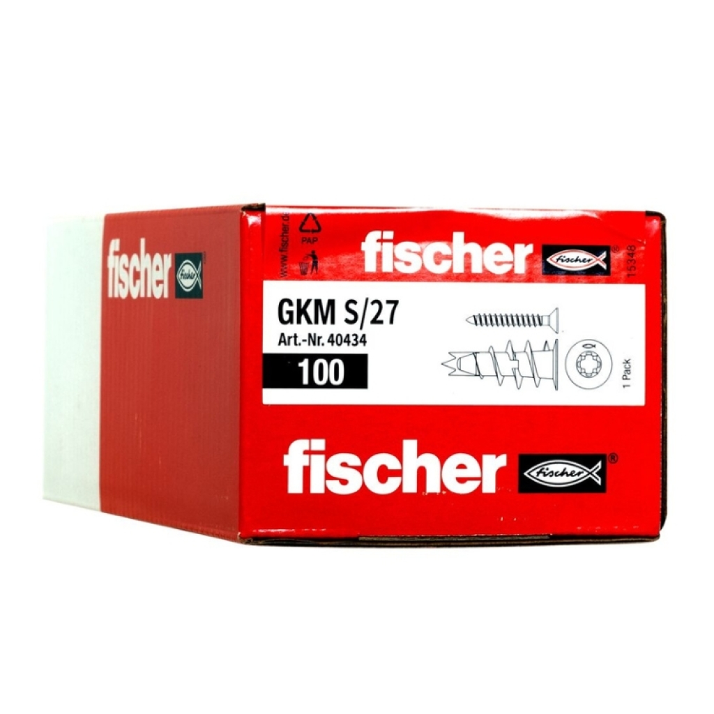 Tassello Gkm Fischer Per Cartongesso Autofilettante Con Testa A