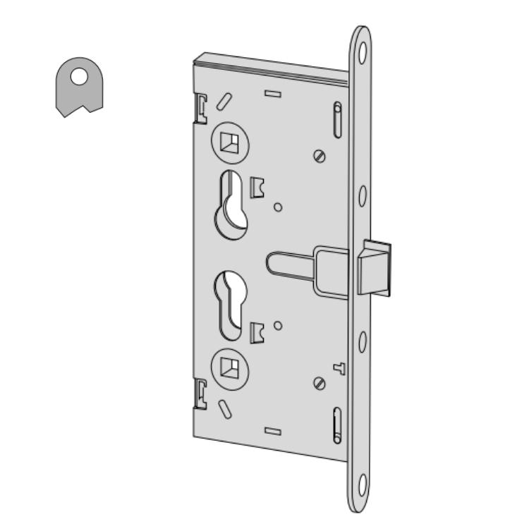 Serratura Da Infilare Mito Panic Cisa Per Maniglione