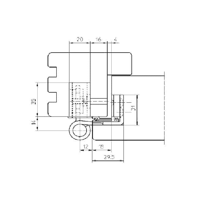 Baka Protect 4020 3d Fd Regolabile Portata 160 Kg Lunghezza 140 Mm