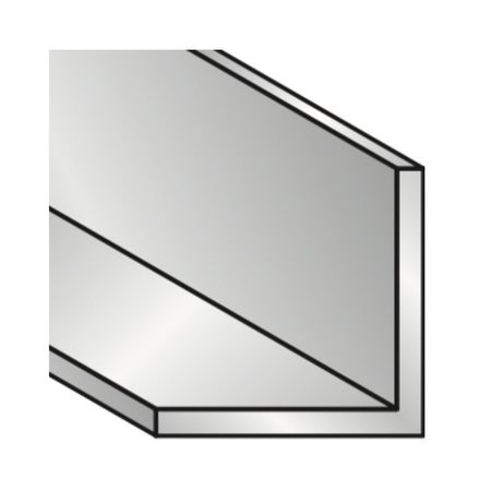 Profilo angolare Algo, dimensione 40x40x1,5 mm, lunghezza 2000 mm, Alluminio finitura Argento Anodizzato