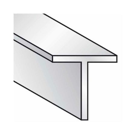 Profilo a T Algo, dimensione 20x20x1,3 mm, lunghezza 2000 mm, Alluminio finitura Argento Anodizzato