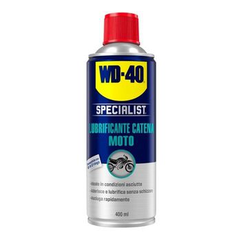 WD-40 Specialist 39786 Lubrificante per catena moto spray, 400 ml, colore Trasparente