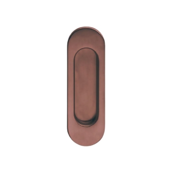 Maniglia incasso Ghidini Ovale Copriviti per porta scorrevole, ovale, Ottone finitura Graffiato Verniciato