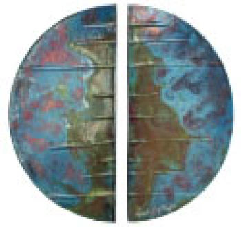 Bosetti e Marella maniglia interasse 128 mm riflessato