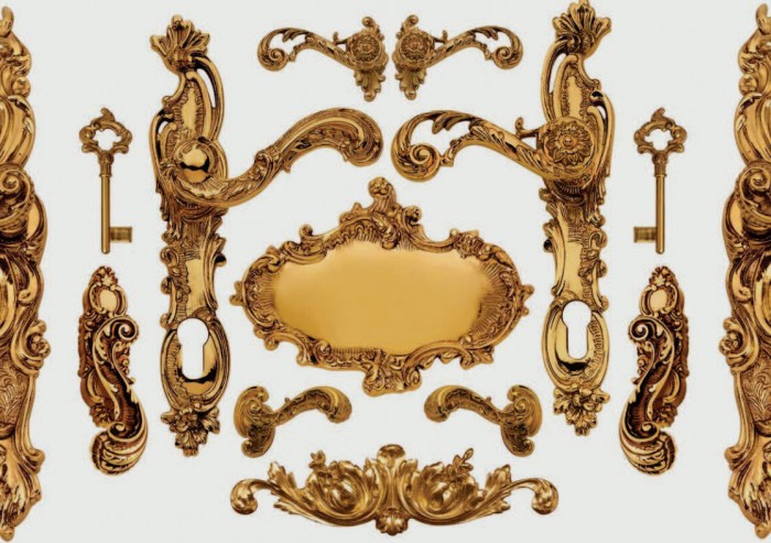 Maniglie in stile Luigi XV Enrico Cassina