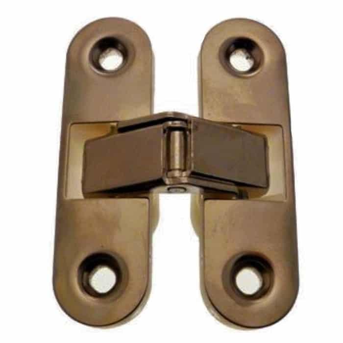 Cerniera A Scomparsa 2015 Ceam Per Porta 35 50 Kg Dimensioni 89x25 Mm Finitura Bronzo