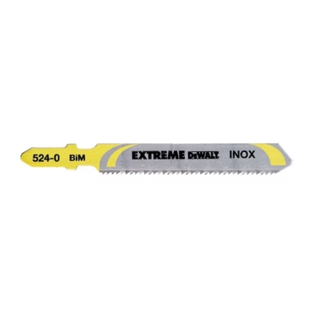 Lama a seghetto Extreme Inox Dewalt per metallo, taglio preciso, dimensioni 82x1,4 mm
