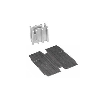 Kit AGB tampone termico inferiore più blocchetto antiscarrellamento, spessore 68 mm, per versione Uni V, colore nero