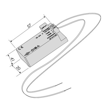 Modulo Booster Cisa, da abbinare alla serratura serie ElettriKa, modulo booster e bobina BTicino