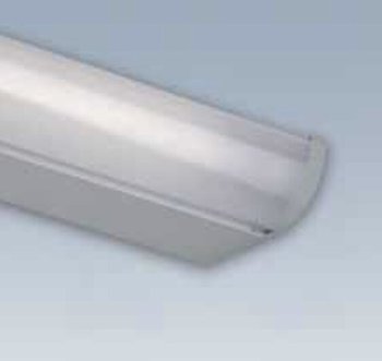 Lampada fluorescente Sottosopra Forma e Funzione per armadio, lunghezza 880 mm, potenza 13 W, finitura Alluminio Satinato