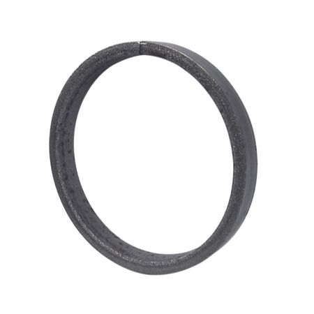 Cerchio liscio 157/1 India per ringhiera, sezione 12x6 mm, diametro 100 mm, materiale Ferro Battuto