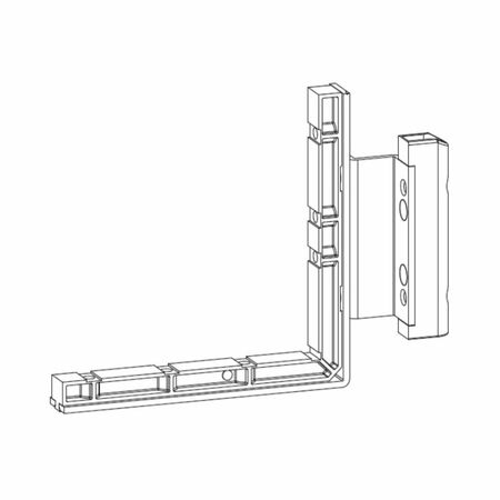 Cerniera angolare G-U Italia per anta e ribalta, Uni-Jet M8, Sinistra, aria 12 interasse 13 mm, battuta 18 mm, Acciaio finitura Argento