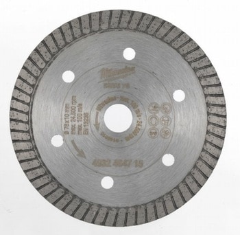Disco da taglio diamantato DHTS Milwaukee, lama professionale, disco DHTS 76, diametro 76 mm