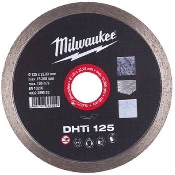 Disco diamantato DHTi Milwaukee per taglio granito, diametro disco 125 mm, alesaggio 22,23 mm