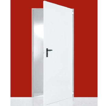 Porta tagliafuoco REI 120 Univer UN2209 Ninz per muratura, 1 anta, dimensioni 1000x2050 mm, finitura Avorio