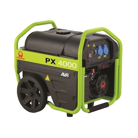 Generatore di corrente PX4000 Pramac, motore benzina, portatile con ruote, avviamento a strappo, monofase potenza 2,5 Kw