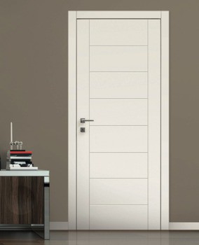 Vetri Decorati Per Porte.Porta A Battente Viemme Porte Serie Idoor Incisa Laccata Modello 1042 Porta Con Vetro Satinato Bianco Non Reversibile Decorato Tessuto Trasparente Tuttoferramenta